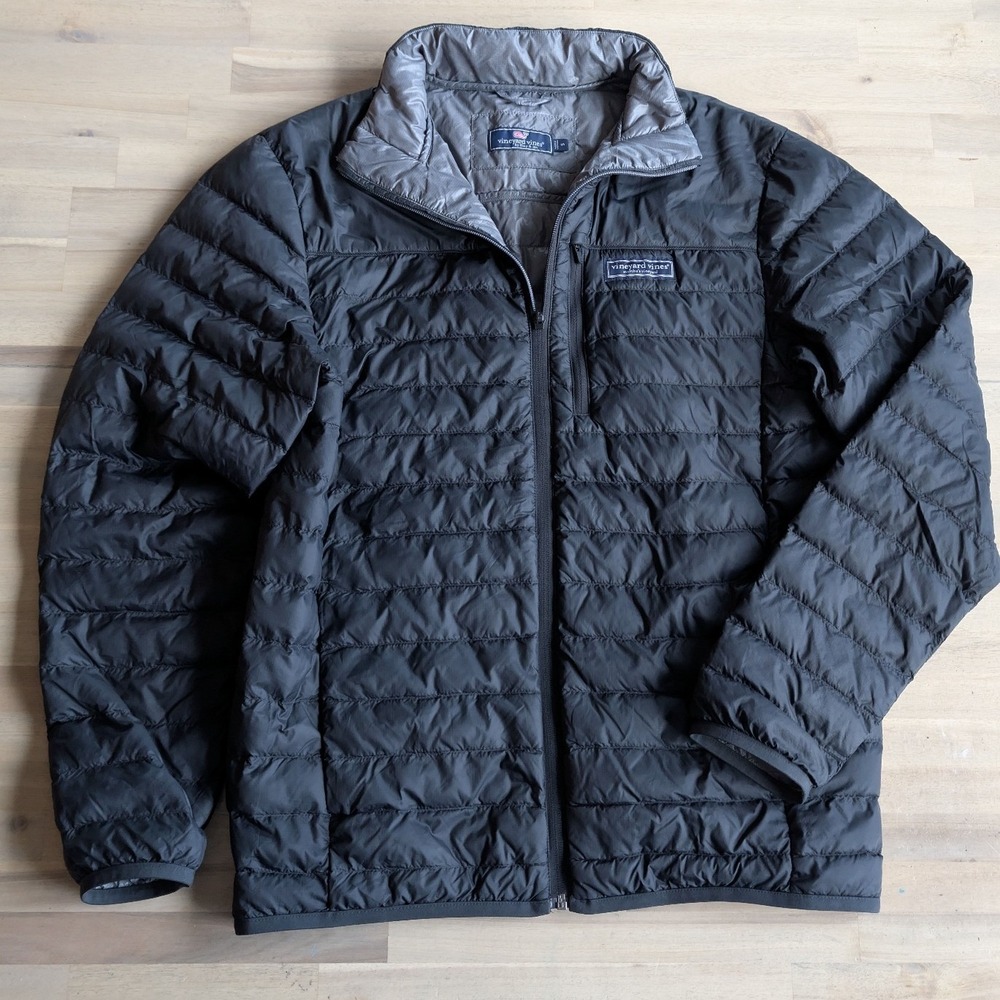 Vineyard Vines Men's Packable Lightweight Puffer Jacket Size Small